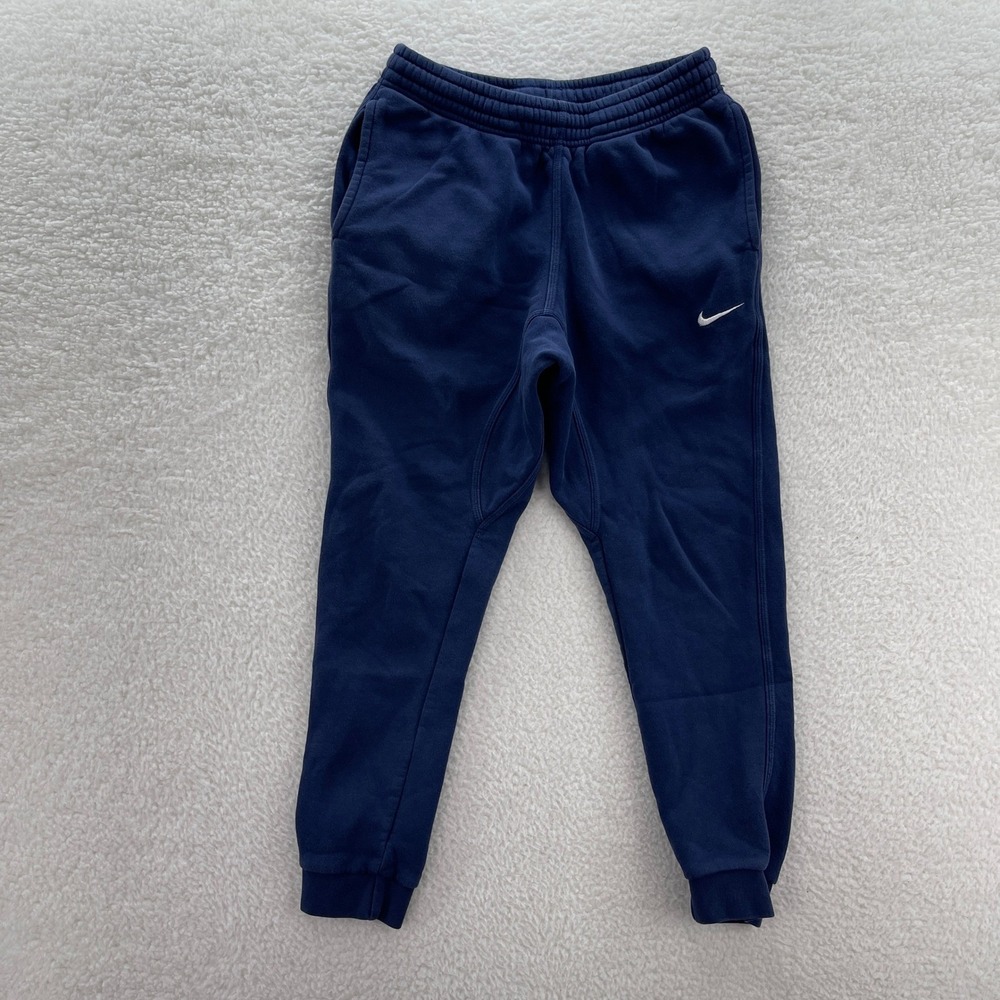 Nike Sweatpants Mens Medium Blue Sportswear Club Fleece Jogger Gym Comfort Sport